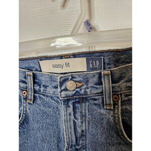 Vintage Gap Jeans Mens 35x30 Blue Easy Fit USA Made Denim Pants Faded Washed Out